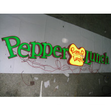 Exterior Acrylic LED Channel Letters Advertising Sign
